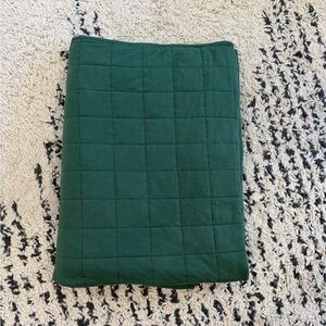 Green Quilted Blanket